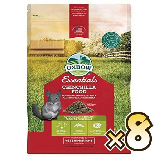 OXBOW（オックスボウ） チンチラフード 1.36kg×8個 （1ケース）【tt-F2】