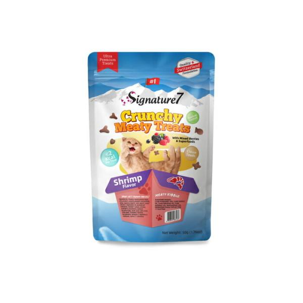 シグネチャー7 クランチーミーティー トリーツ シュリンプフレーバー 50g