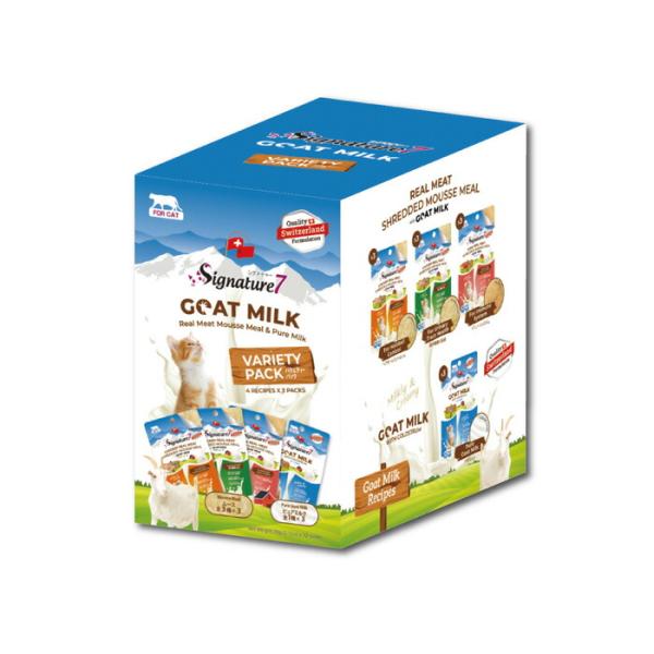 シグネチャー7 キャット ゴートミルク バラエティパック 4種×3