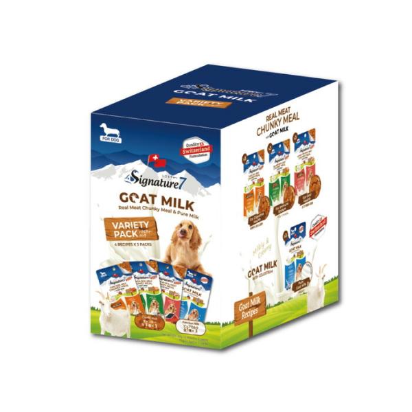シグネチャー7 ドック ゴートミルク バラエティパック 4種×3