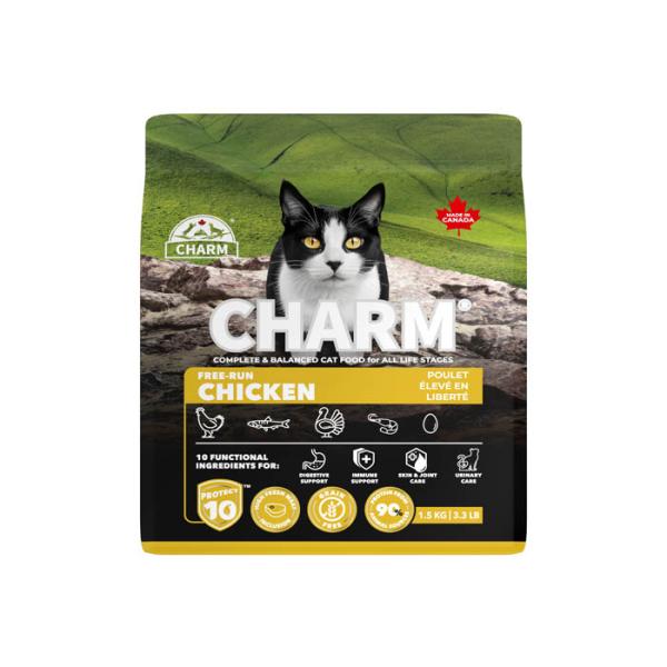 【選べるおまけ付】チャーム（CHARM） 猫用 フリーラン チキン キャット 1.5kg 【着後レビ...