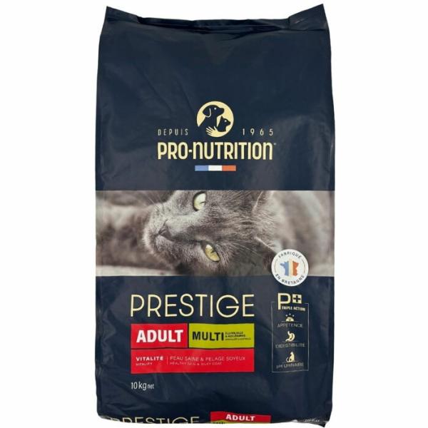 【選べるおまけ付】プレスティージ 猫用 アダルト 3種のミックス粒 10kg【着後レビューで100円...