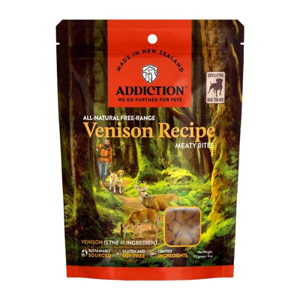 アディクション ミーティバイツ グレインフリー ベニソン 113g