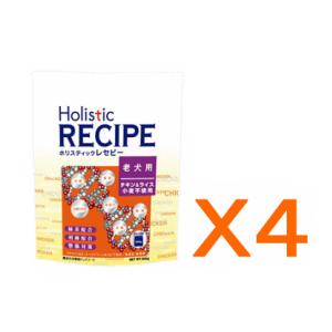 【お得な4個セット売り】ホリスティックレセピー チキン＆ライス シニア（老犬用） 2.4kgx4袋