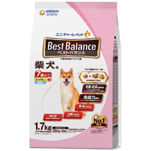 ベストバランス ふっくら仕立て 柴犬用 7歳が近づく頃から始める低脂肪 1.7kg