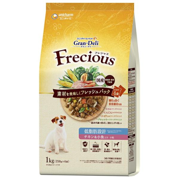 グラン・デリ フレシャス アダルト成犬用 低脂肪設計 チキン＆小魚入り 1kg