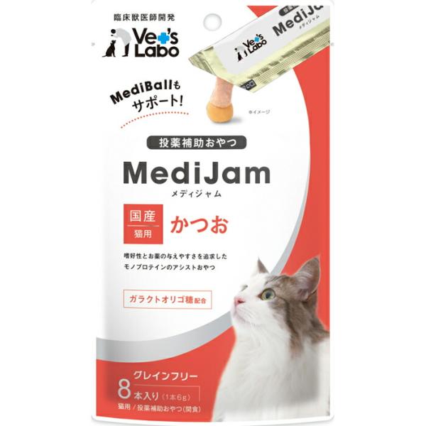 メディジャム 猫用 かつお 48g