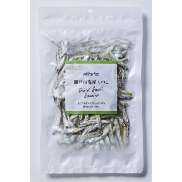 ホワイトフォックス 犬猫用 瀬戸内海産いりこ 80g