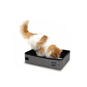 猫壱 ポータブル トイレ ブラック【F2】