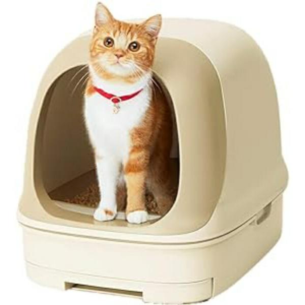 ニャンとも清潔トイレ ドームタイプ ライトベージュ