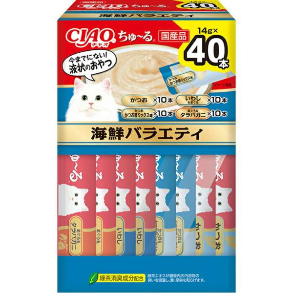 CIAO ちゅ〜る 海鮮バラエティ BOX 14g×40本