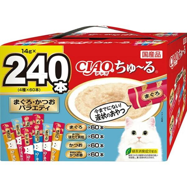 CIAOちゅ〜る まぐろ・かつおバラエティBOX 14g×240本入