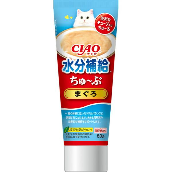 CIAO ちゅ〜ぶ 水分補給 まぐろ 80g
