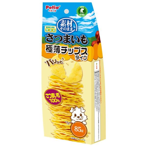 素材そのまま さつまいも パリッと 極薄チップスタイプ 85g