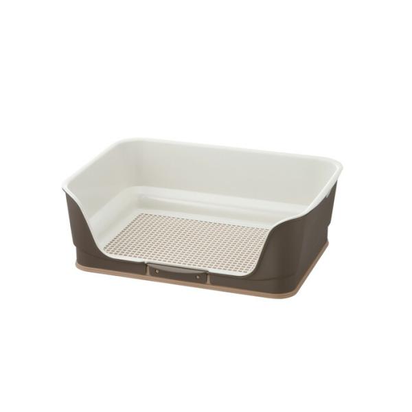 お掃除簡単ステップ壁付トイレ レギュラー ダークブラウン