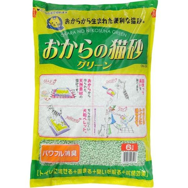 おからの猫砂グリーン6Ｌ【sg】