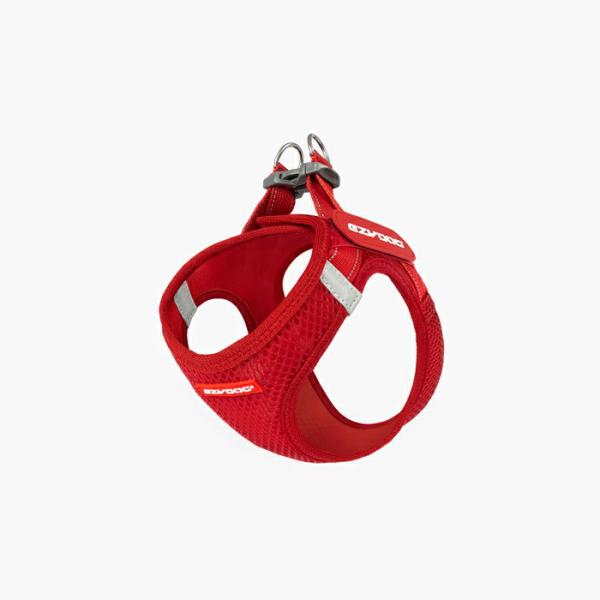 EZYDOG（イージードッグ）メッシュ フィット ハーネス 超小型犬 XXS レッド