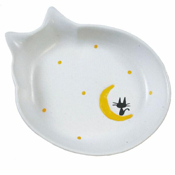 猫用 食器 猫の耳 三日月
