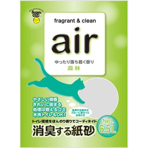 air消臭する紙砂 森林 6.5L【sg】