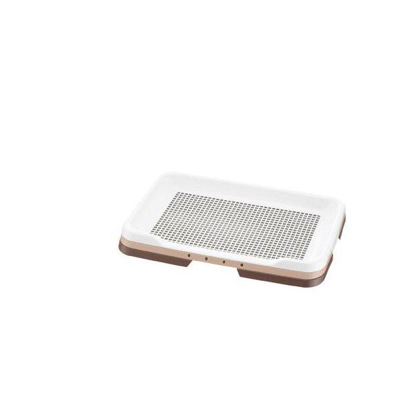 お掃除簡単ステップトレー レギュラー ダークブラウン