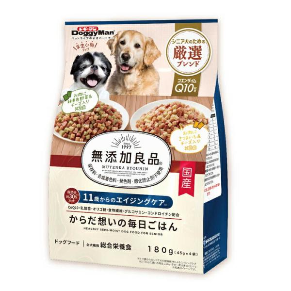 無添加良品 からだ想いの毎日ごはん 11歳からのエイジングケア 180g(45g×4)