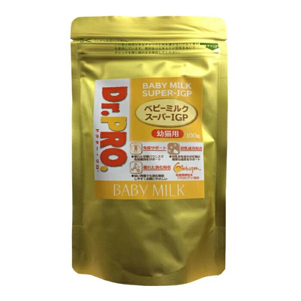 Dr.PRO 幼猫用 ベビーミルク スーパーIGP 100g【kp】