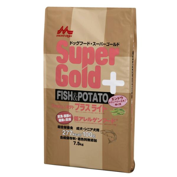 森乳サンワールド スーパーゴールド フィッシュ＆ポテト プラスライト 7.5kg