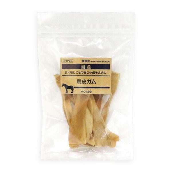 ペットプロ 国産 おやつ 無添加 馬皮ガム 50g