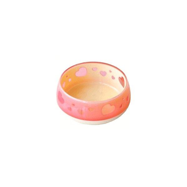 おいしく見えるワン食器 Sサイズ ピンクハート