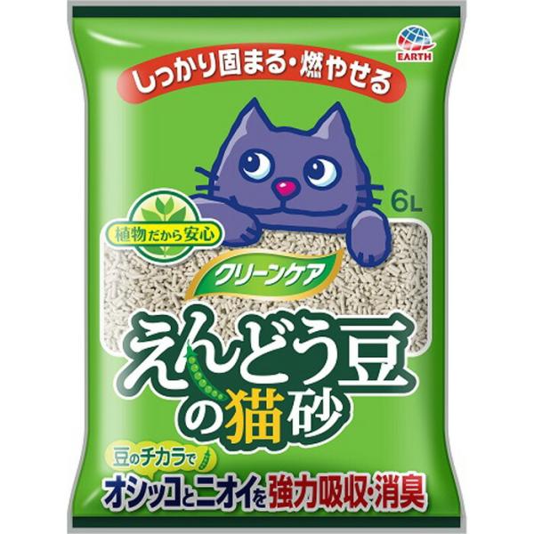 クリーンケア えんどう豆の猫砂 6L
