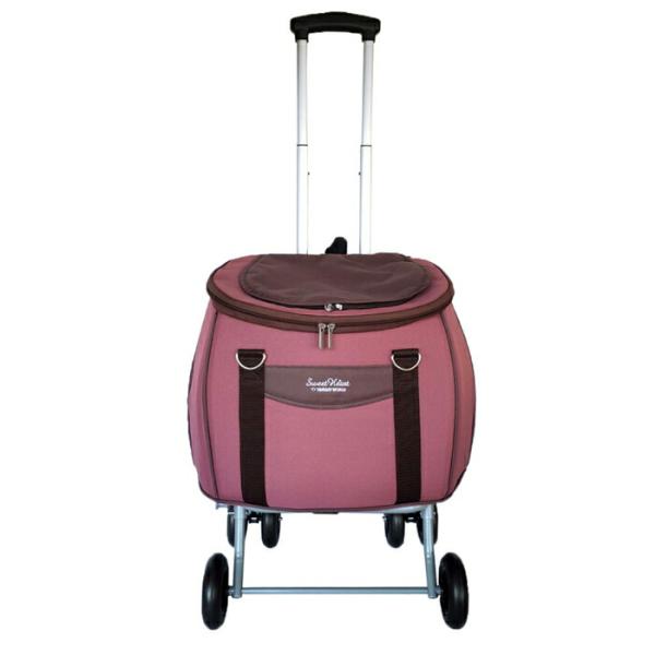 コンパクトな多機能 ペットカート スイートハート リュックタイプ S ドライローズ 犬 猫 ペット用...