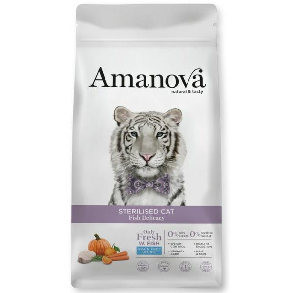 アマノバ（Amanova） ステアライズド キャット フィッシ デリカシー 小粒 1.5kg 【tt...