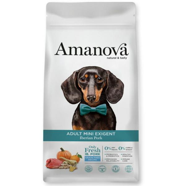 アマノバ（Amanova） アダルト ミニ エクシジェント イベリアンポーク 小粒 2kg 【tt-...