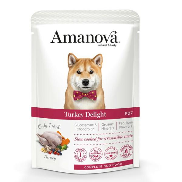 アマノバ（Amanova） パウチ アダルト ターキー デライト 100g 【tt-kp】