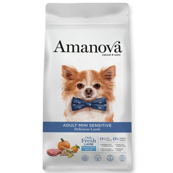 アマノバ（Amanova） アダルト ミニ センシティブ デリシャス ラム 小粒 2kg 【tt-k...