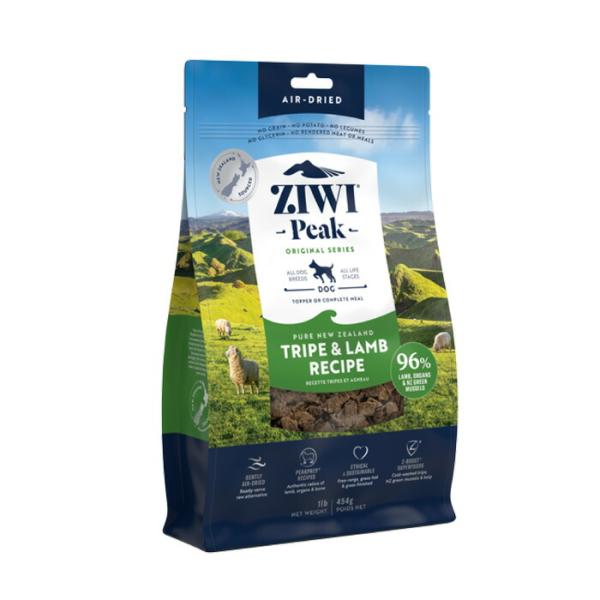 【毎週入荷の新鮮在庫】ZIWI PEAK (ジウィピーク) エアドライ・ドッグフード トライプ＆ラム...