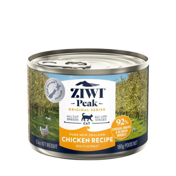 【毎週入荷の新鮮在庫】ZIWI PEAK (ジウィピーク) キャット缶 フリーレンジチキン 185g