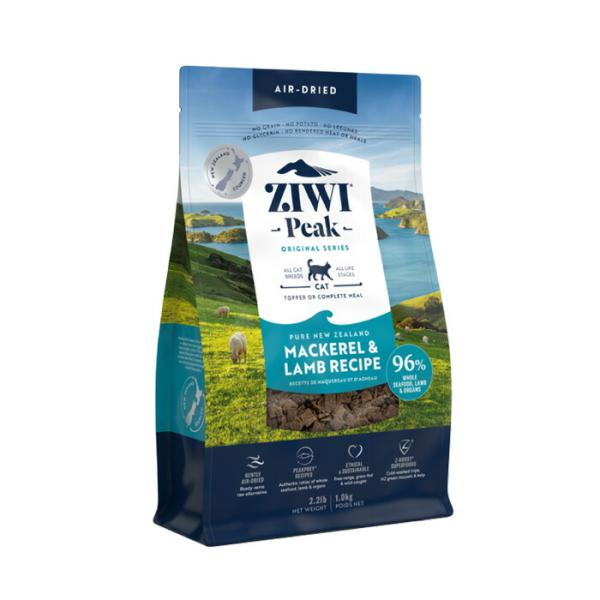 ZIWI PEAK (ジウィピーク） エアドライ・キャットフード マッカロー＆ラム 1kg【着後レビ...