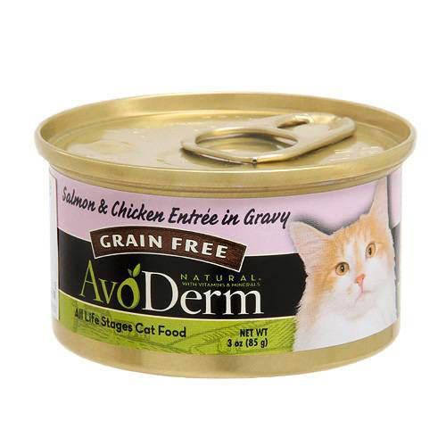 アボダーム 猫缶 セレクトカット サーモン＆チキン 85g【kp】