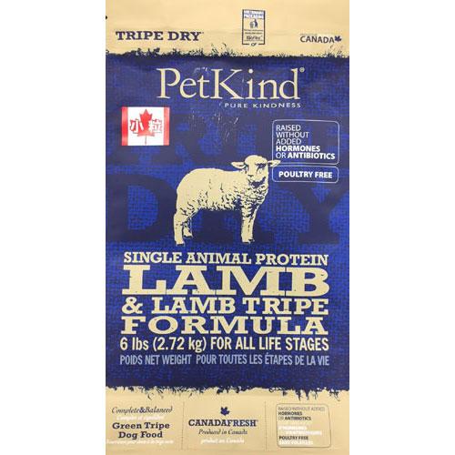 【選べるおまけ付】ペットカインド トライプドライ SAP グリーンラムトライプ 小粒 2.7kg【着...