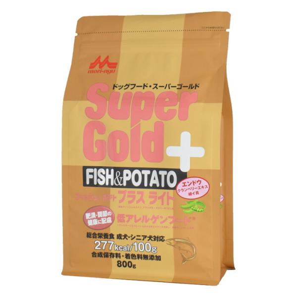 森乳サンワールド スーパーゴールド フィッシュ＆ポテト プラスライト 800g