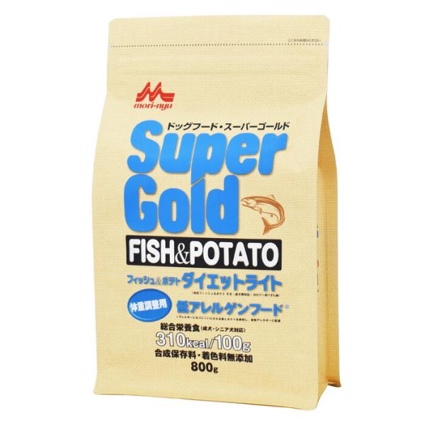 森乳サンワールド スーパーゴールド フィッシュ＆ポテト ダイエットライト 800g