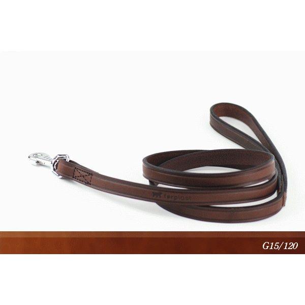 イタリアferplast社製 本格ブルレザー使用革犬具VIP GA18-200 ロングリード2頭引き