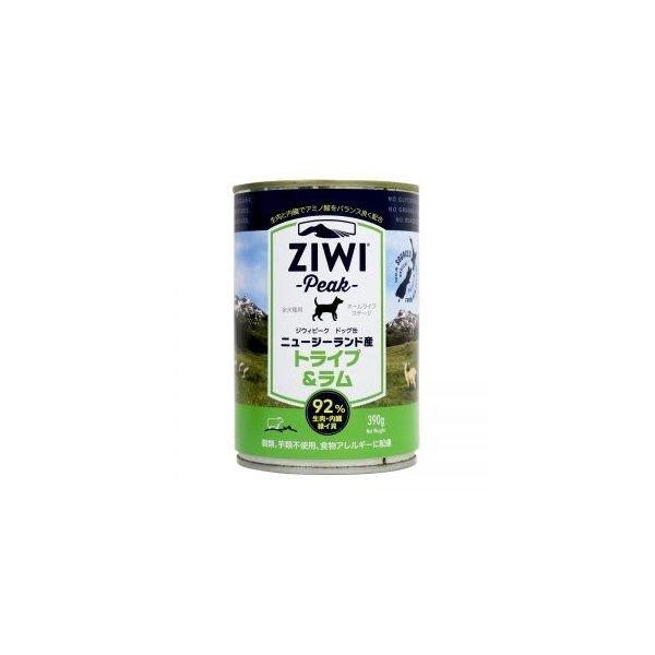 ZIWI PEAK (ジウィピーク) ドッグ缶 トライプ&amp;ラム 390g【tt】