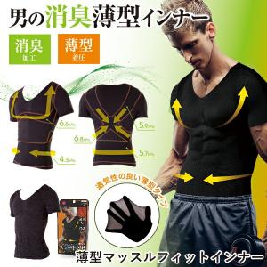 薄型マッスルフィットインナー 着圧ウエアトップス...の商品画像