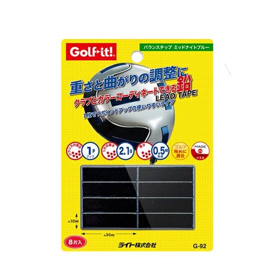ライト バランスチップ ミッドナイトブルー G-92 ゴルフ用品 スポーツ チューンナップ ウエイト...