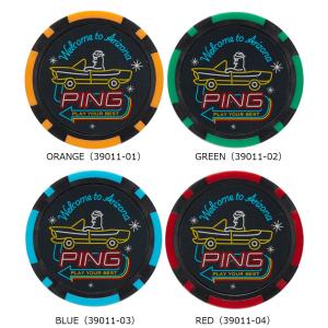 PING（ピン） AC-U2508 ネオンマーカー ボールマーカー ゴルフ 2025年
