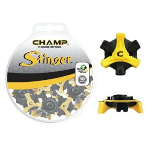 ゴルフシューズ スパイク鋲 CHAMP チャンプ スティンガー3 スリムロック Tri-LOK 16個入り S-99 ゴルフ用品 (定形外)(即納)