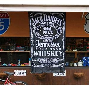 リアル・フラッグ 旗 JACK DANIEL'S ジャックダニエル タペストリー アメリカン雑貨 ガレージ インテリア｜mapletreehouse