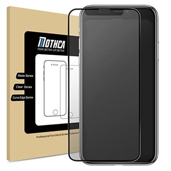 Mothca アンチグレア 強化ガラス iPhone 11/iPhoneXR対応 全面保護 液晶スク...